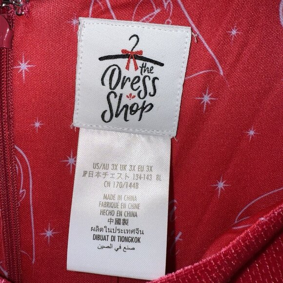 Disney Parks Dress Shop Jessica Rabbit Cosplay Costume 3X Who Framed Roger Red - Picture 4 of 6